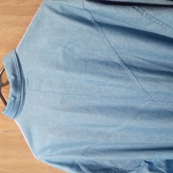 Gorgeous!!! Denim Dress Western Vibe Eyelet Yoke Together Brand M - Picture 11 of 15